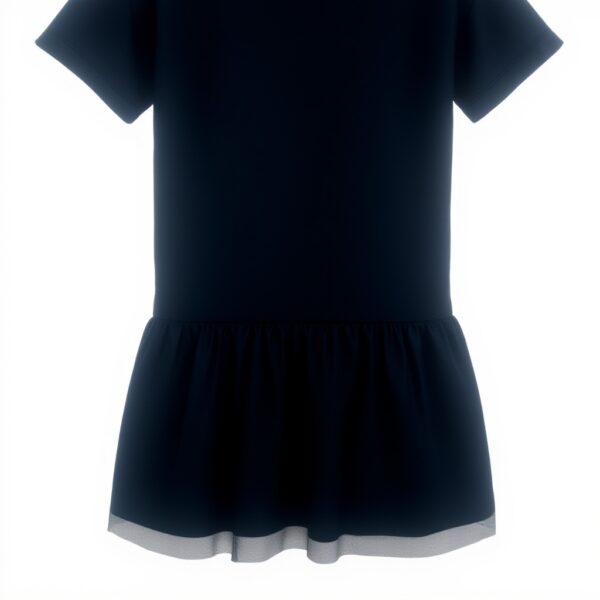 Robe fille Desigual bretelles strass bleu noir