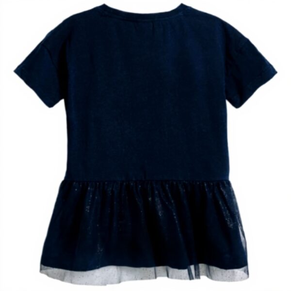 Robe fille Desigual bretelles strass bleu noir