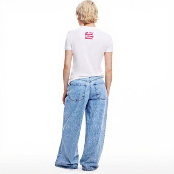 T-shirt Femme Desigual Imprimé Floral Manches Courtes