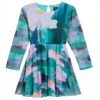 Robe fille Desigual imprimé Arty manches longues bleu