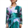 Robe fille Desigual imprimé Arty manches longues bleu