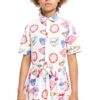 Robe fille Desigual imprimé Arty manches courtes