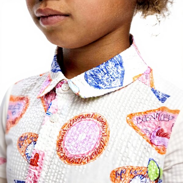 Robe fille Desigual imprimé Arty manches courtes