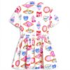 Robe fille Desigual imprimé Arty manches courtes