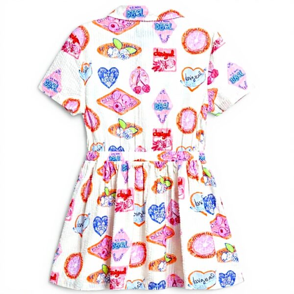 Robe fille Desigual imprimé Arty manches courtes