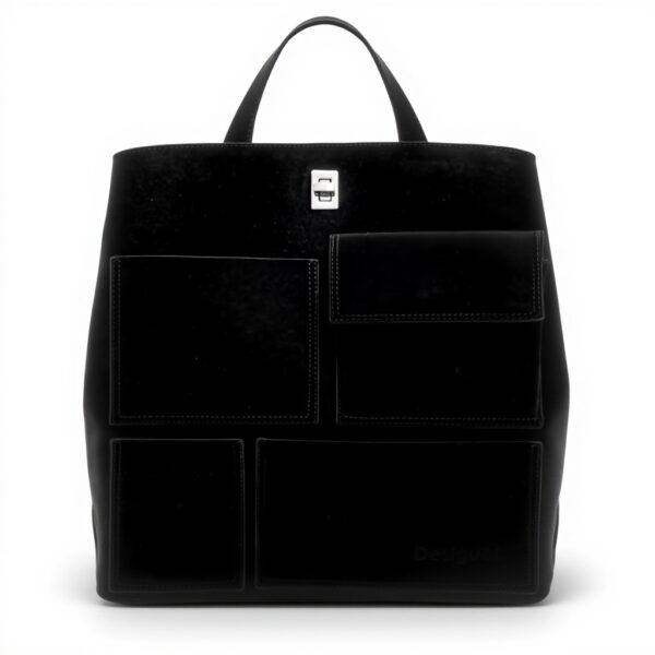 Sac à dos femme Desigual Mini PU polyuréthane noir