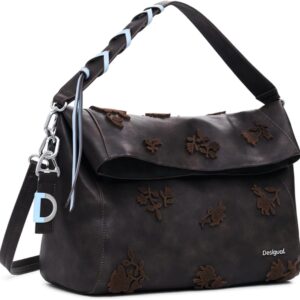 Sac bandoulière Desigual uni poche intérieure-0