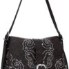 Sac bandoulière femme Desigual marron poche zippée réglable-0