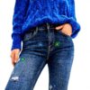 Pantalon décontracté Desigual Denim Bruselas Femme Bleu