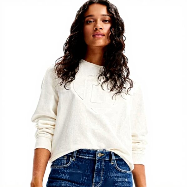 Pantalon décontracté Desigual Denim Bruselas Femme Bleu