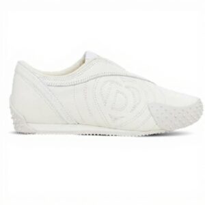 Ballerines Desigual Femme Blanc Uni Lacets Logo Brodé
