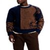 Sweatshirt Desigual Homme Paisley Bleu Survêtement