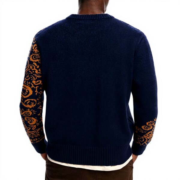Sweatshirt Desigual Homme Paisley Bleu Survêtement