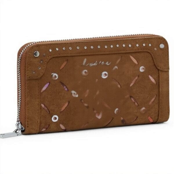 Portefeuille Desigual Mone Yankee Fiona cuir RFID femme