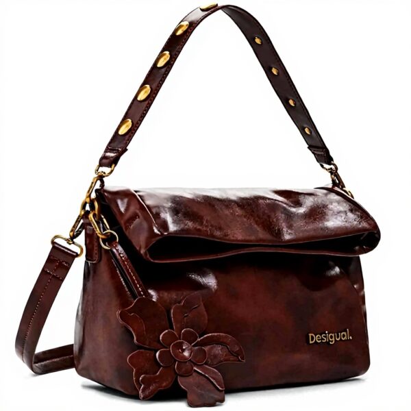 Desigual Reprise Choco Valenti Sac Bandoulière PU Femme