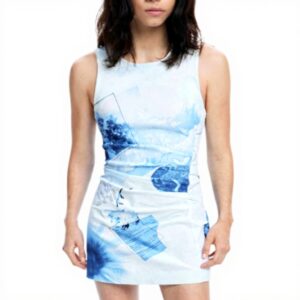 Robe décontractée Desigual Femme Imprimé Arty Coupe Slim