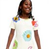 Robe fille Desigual floral manches courtes bébé 0-24m