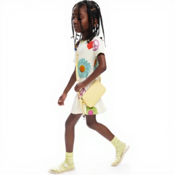 Robe fille Desigual floral manches courtes bébé 0-24m