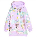 Robe fille Desigual imprimé Arty coupe ample capuche