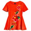 Robe fille Desigual imprimé floral coupe regular manches