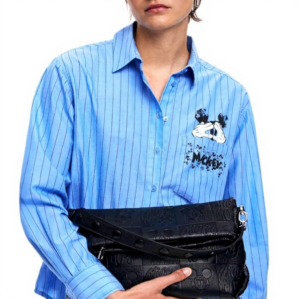 Sac bandoulière Desigual All Mickey Loverty 4.0 Noir recyclé