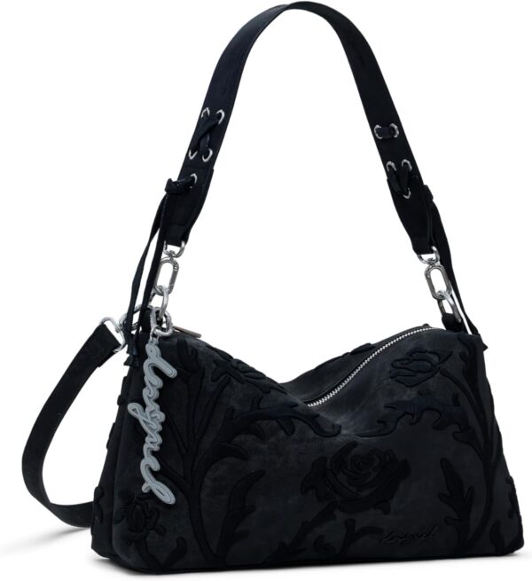 Sac bandoulière Desigual Bergamo Floral Noir femme-0