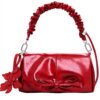 Desigual sac bandoulière rouge nœud décoratif femme