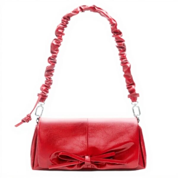 Desigual sac bandoulière rouge nœud décoratif femme