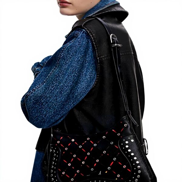 Sac bandoulière Desigual Yankee Manaos Noir matériaux