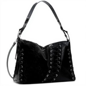 Desigual sac bandoulière Leiria Tango Patch noir tissu sergé