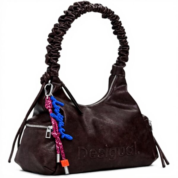 Sac bandoulière Desigual Montville Logo Chocolat femme