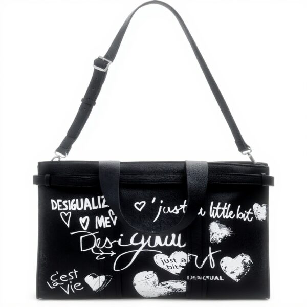 Sac à épaule Desigual Hobart Seshat Shopping Bag Noir