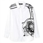 Blouse Desigual Femme Oversize Manches Longues Col Chemise