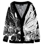 Pull Desigual Femme Tricot Plat Col V Imprimé Arty