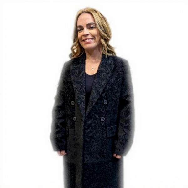 Manteau Desigual Femme Noir Regular Longueur Longue