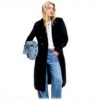 Manteau Desigual Femme Noir Regular Longueur Longue