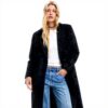Manteau Desigual Femme Noir Regular Longueur Longue
