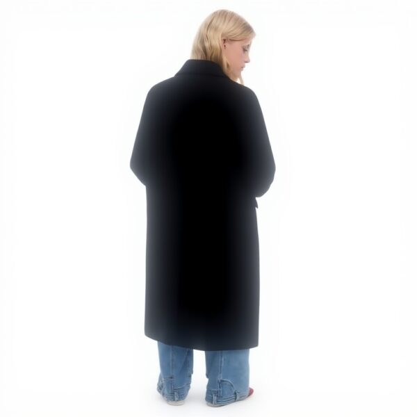 Manteau Desigual Femme Noir Regular Longueur Longue