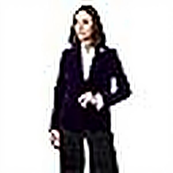 Stella Blazer Velours Femme - Veste Rétro Ajustée Revers