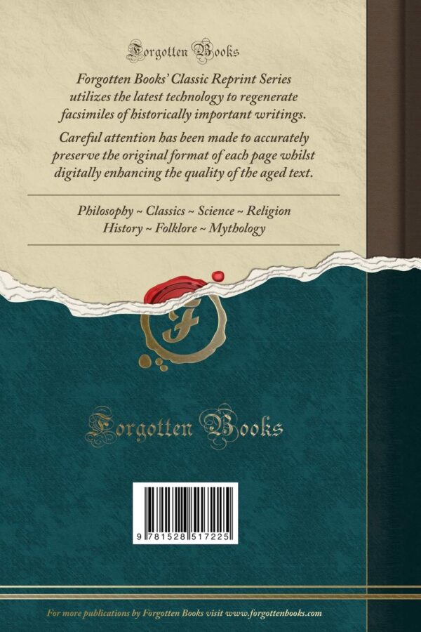 Forgotten Books Livre Anglais 122 pages 177 g 1528517229-1