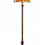Lampe Tiffany vitrail artisanal design classique éclairage-0
