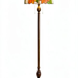 Lampe Tiffany vitrail artisanal design classique éclairage-0
