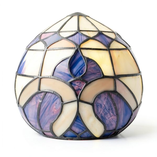 FZQSXAZU Lampe Tiffany Vitrail Artisanal Eclairage Décoratif-4