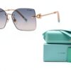 Lunettes Tiffany Co Femme Light Brown Blue Shaded Garantie-1