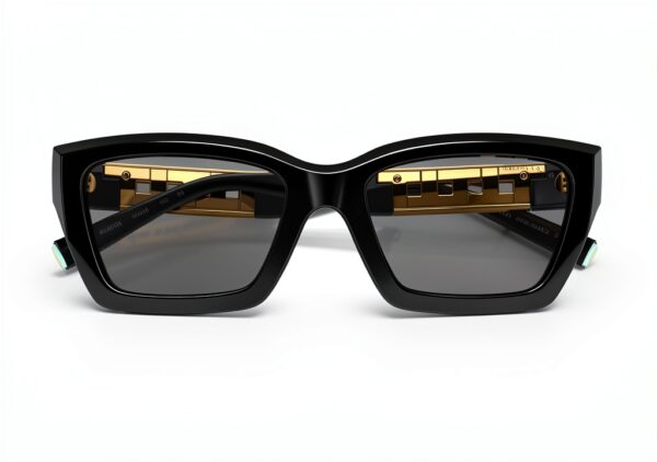 Lunettes Tiffany Co Noir Gris Ombré Femme Modèle TF 4213-3