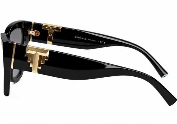 Lunettes Tiffany Co Noir Gris Polarise Femme-3