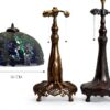 Lampe FHSLKXIM vitrail bronze artisanale décoration-2