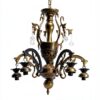 Lustre Tiffany Makenier verre multicolore suspension-5