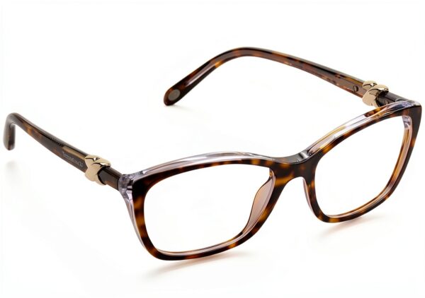 Lunettes Tiffany Femme Havana Transparent Cadre Bleu Optique-4