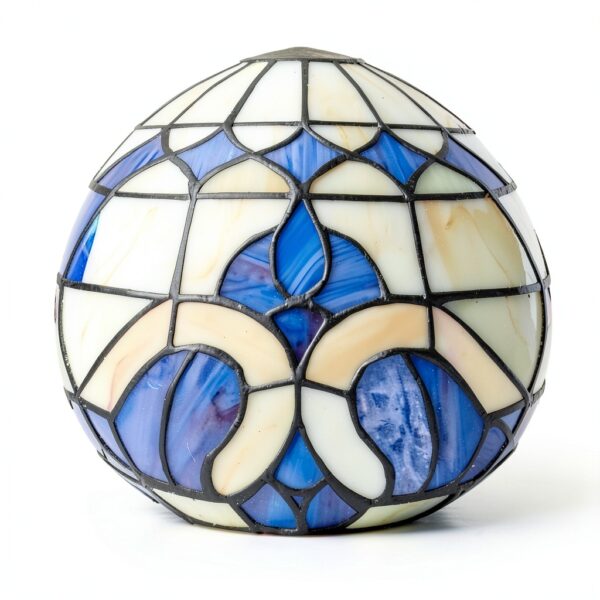 FZQSXAZU Lampe Tiffany Vitrail Artisanal Eclairage Décoratif-2